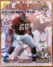 1999 - Alabama Crimson Tide vs Louisiana Tech Football Program - Chris Samuels