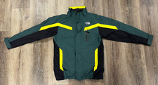 The North Face Jacket Boys L 14 16 Green Yellow Rain Coat Hyvent Hiking Youth