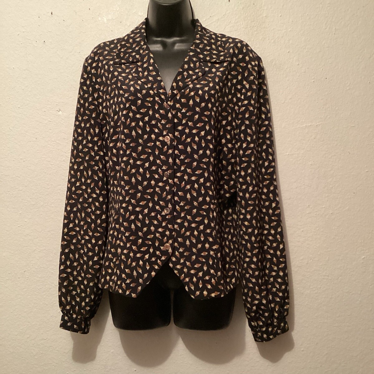 美品/リズクレイボーン Liz Claiborne ブラウス 大きいサイズ 12号 LL 相当 ベージュ レディース 春 夏 トップス 絹100 シルク ペイズリー liz claiborne Collection 12 | eBay