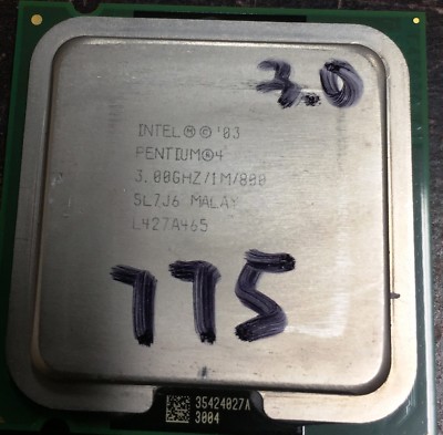 Intel Pentium 4 SL7J6  3.00GHz/1M/800 LGA 775 Processor CPU