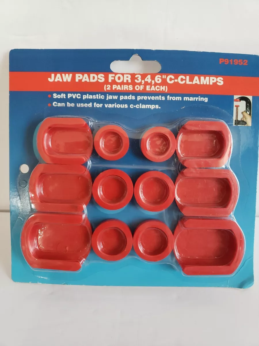 C Clamp Jaw Pads 6 Pc for 3