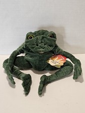 Folkmanis Long Legged Frog Hand Puppet w/ Tag