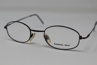 Vintage NOS Specsavers Mod 24074001 Black Metal Eyeglasses Frames Rare