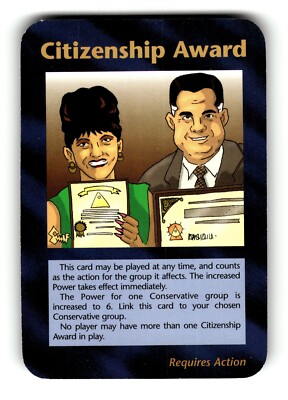 Citizenship Award Card Limited INWO Illuminati New World Order