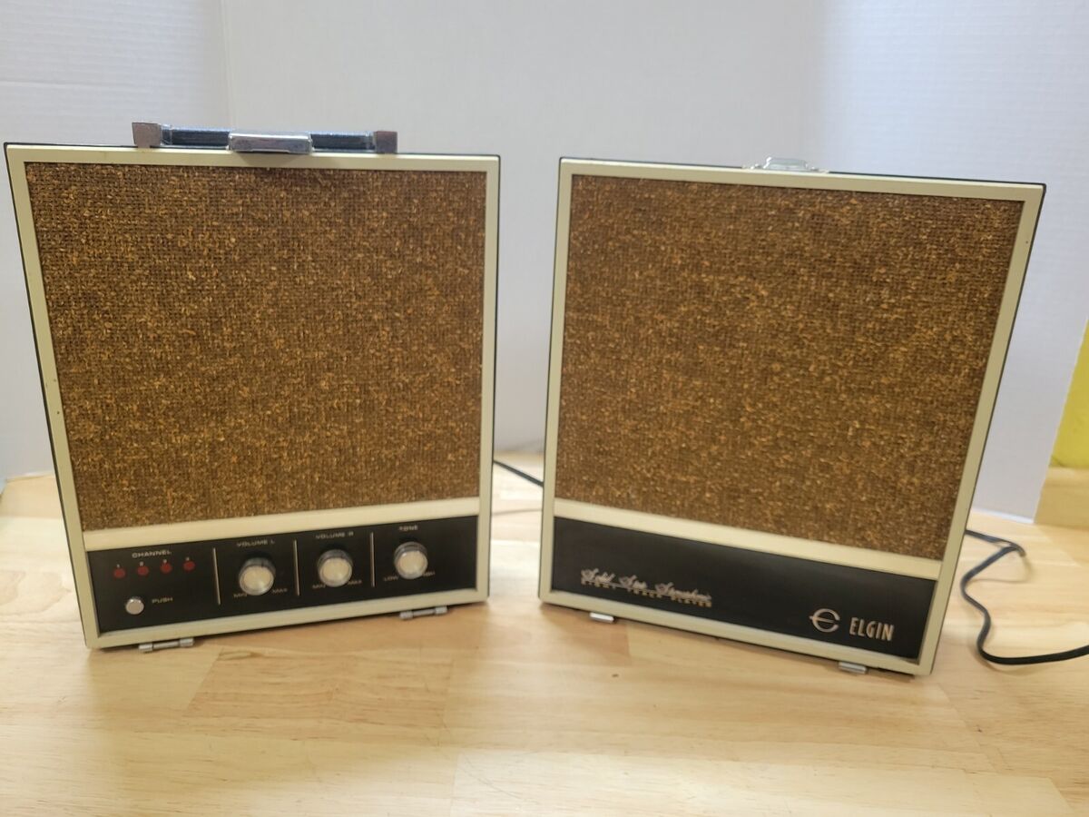 Working Elgin R-5500 Solid State Stereophonic 8 Track Player Working Elgin R-5500 Solid State Stereophonic 8 Track Player