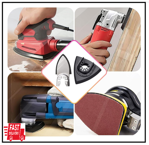 206Pcs Oscillating Tool Detail Sanding Pads Kit 2Pcs Triangle Sanding Pads 2Pc - Picture 2 of 2