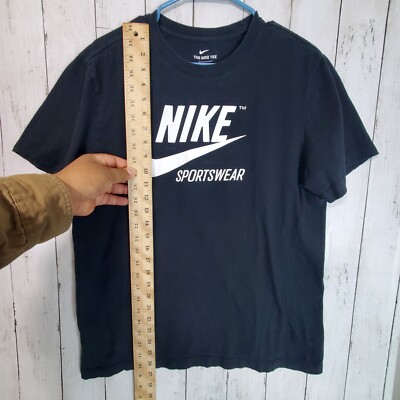 Nike The Nike Tee Black Size M Medium Shirt BV1997-00A Nice! 100