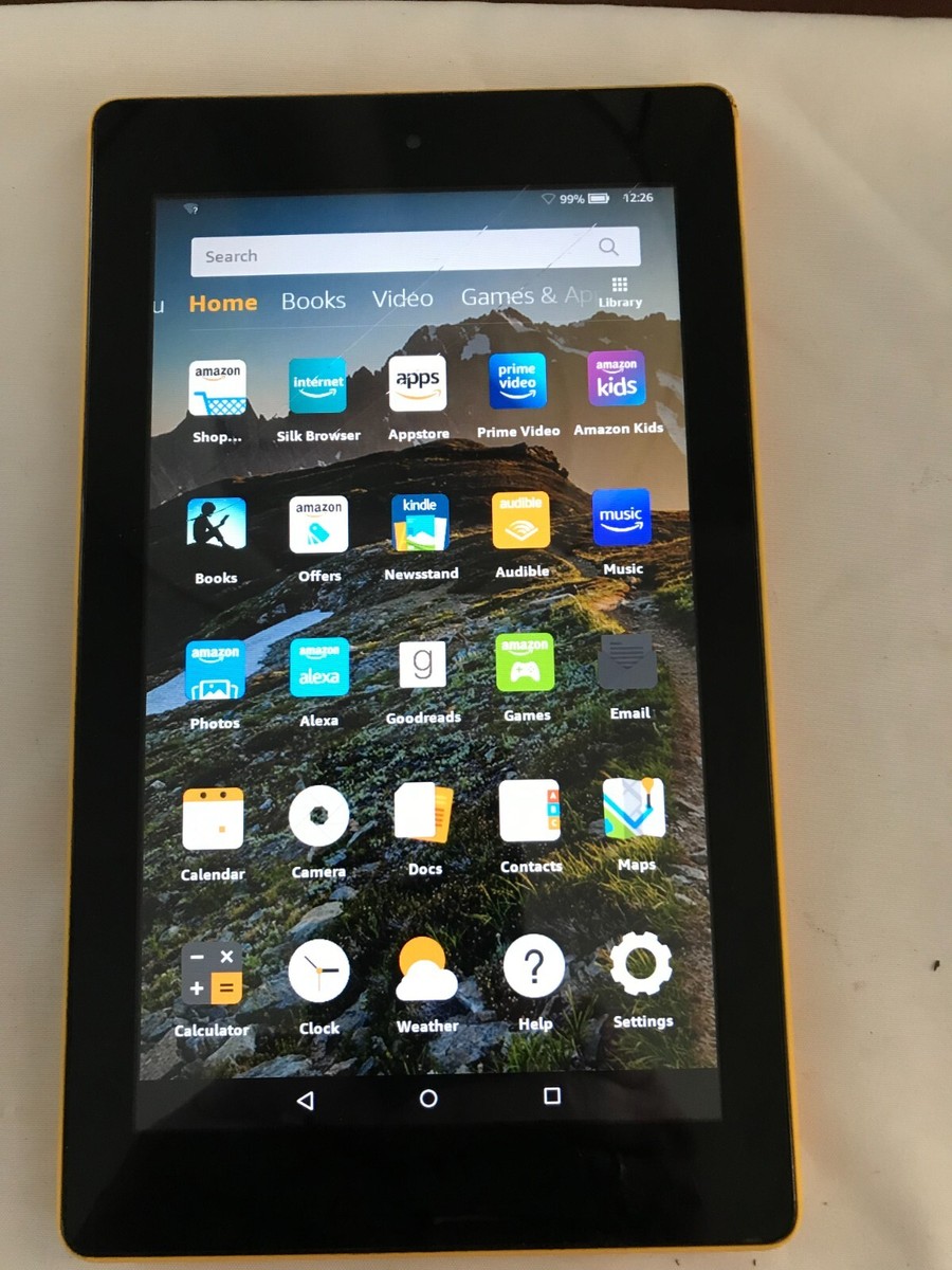 Kindle キンドル fire7 2022 Fire 7 Tablet with 7” Display & 16 GB in Black | Amazon