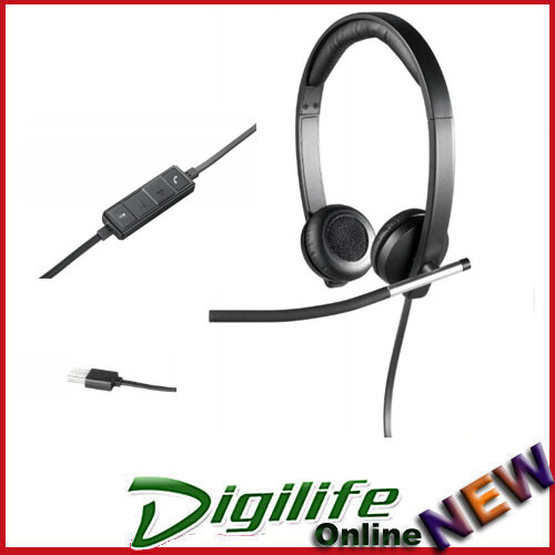 Wired Headset Logitech H650e Usb Stereo Headset Logitech H650E USB