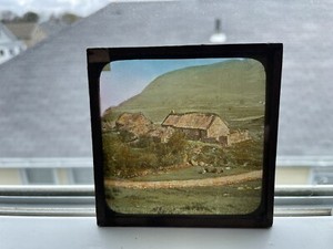 ANTIQUE Glass Magic Lantern Slide ILLUSTRATION Lamrick Mead Scotland
