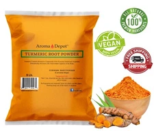 5lb Turmeric Root Powder 100% Raw (Curcuma longa) 5 Libras Tumeric Cúrcuma BULK
