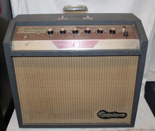 Vintage 1965?  Epiphone EA-28RVT Pathfinder Tube combo amp & foot pedal preowned