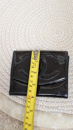 Vintage Black Patent Leather Chanel Purse Wallet - Picture 14 of 14