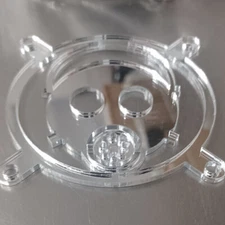 Laser Cut Acrylic Fan Grill 80mm