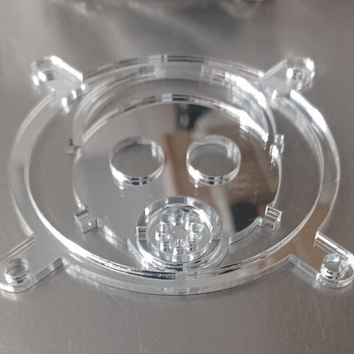 Laser Cut Acrylic Fan Grill 80mm - Picture 5 of 14