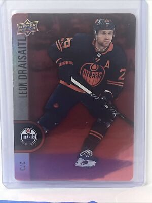 Edmonton Oilers - Leon Draisaitl - 22/23 UD Tim Horton's - Red Die Cut - #DC-30
