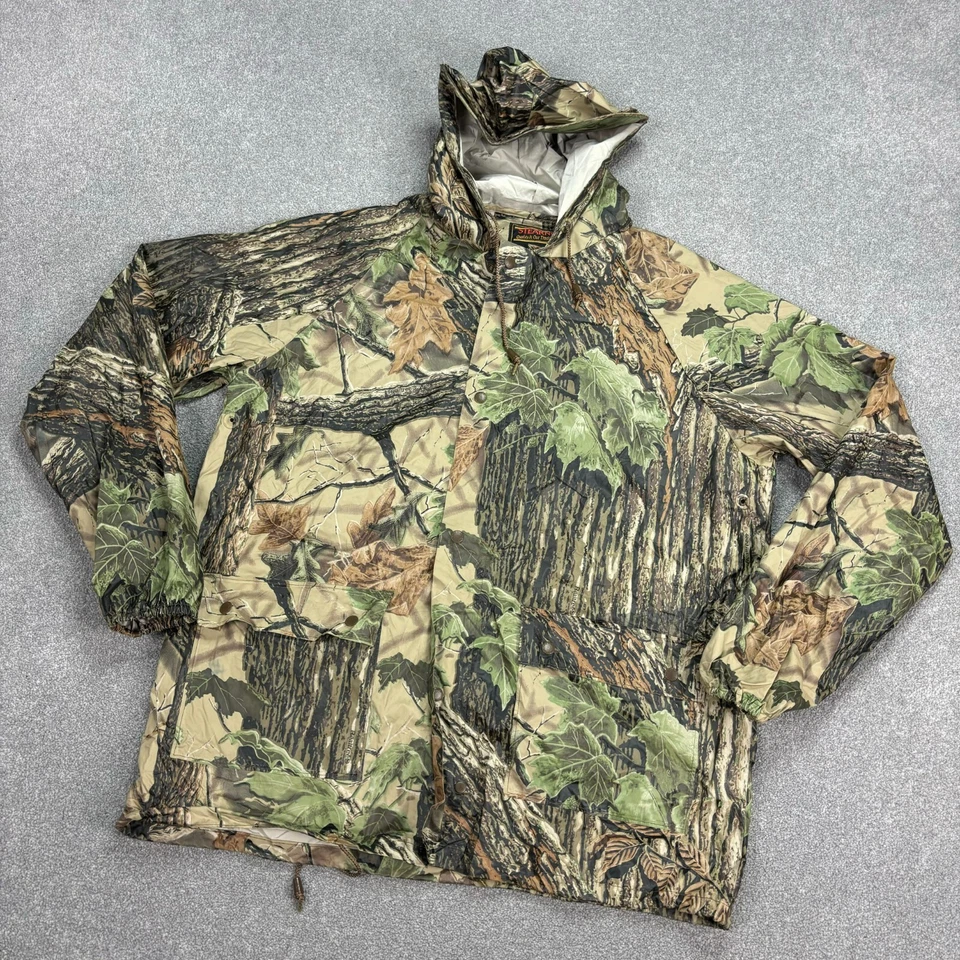 Chaqueta Realtree Adulto Medio Verde Ropa de Trabajo Caza Camuflaje Exterior Capucha Abrigo Hombres Foto 2 de 4