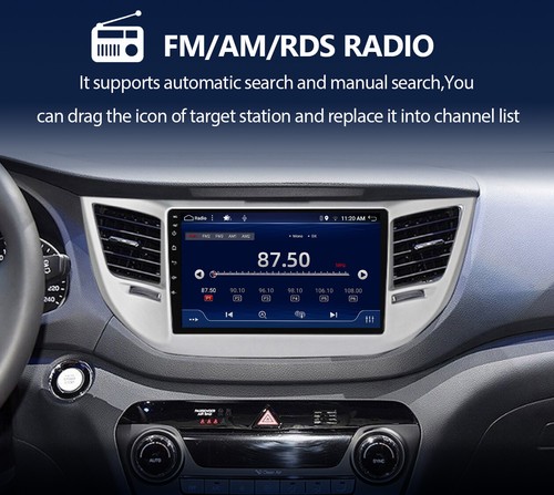 Für Hyundai Tucson 2015-2018 Autoradio Car Play Andorid 14 Navi GPS DSP 4G+64GB - Bild 6 von 15