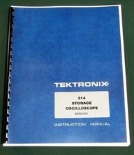Tektronix 214 Service Manual: w/ 11"X17" Foldouts & Protective Covers
