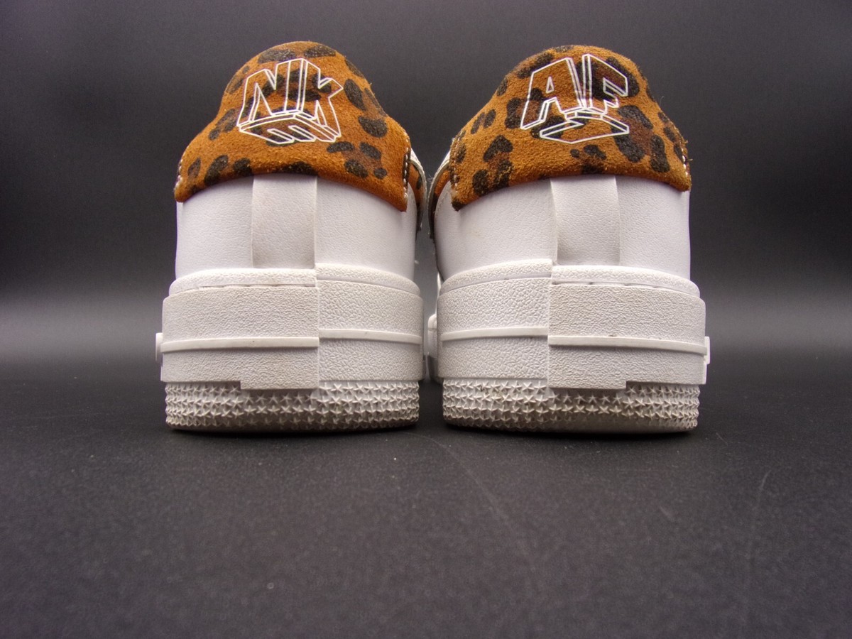 women's nike air force 1 pixel se leopard casual shoes
