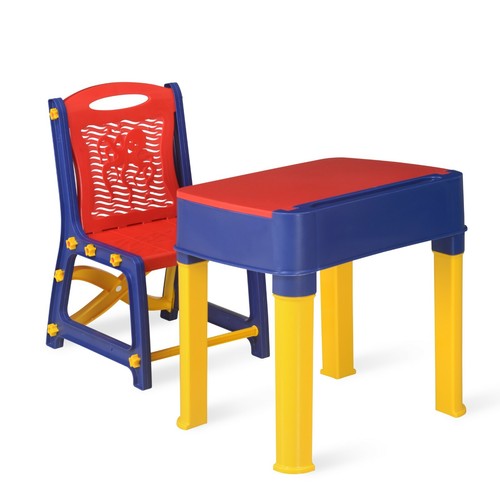 Kinder Lerntisch und Stuhl Set für Junior Kinderzimmer Spielzimmer Möbel Geschenkset - Bild 8 von 18