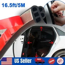 For Jeep 16.5FT Car Door Double Layer Acoustic Protect Seal Rubber Edge Strip
