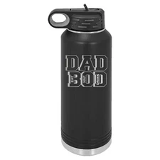 Mato & Hash 32oz Dad Bod Laser Engraved Water Bottle