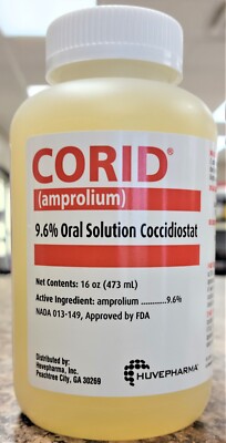Corid 9.6% Oral Solution for Cattle 16 oz. | eBay UK
