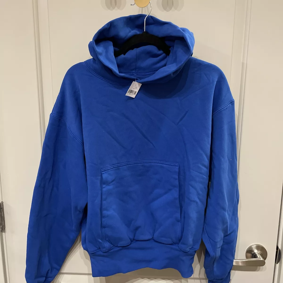 Kanye west blue hoodie sale