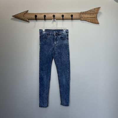 H&M Medium Acid Wash Skinny Jeans Jeggings Girls 10-11