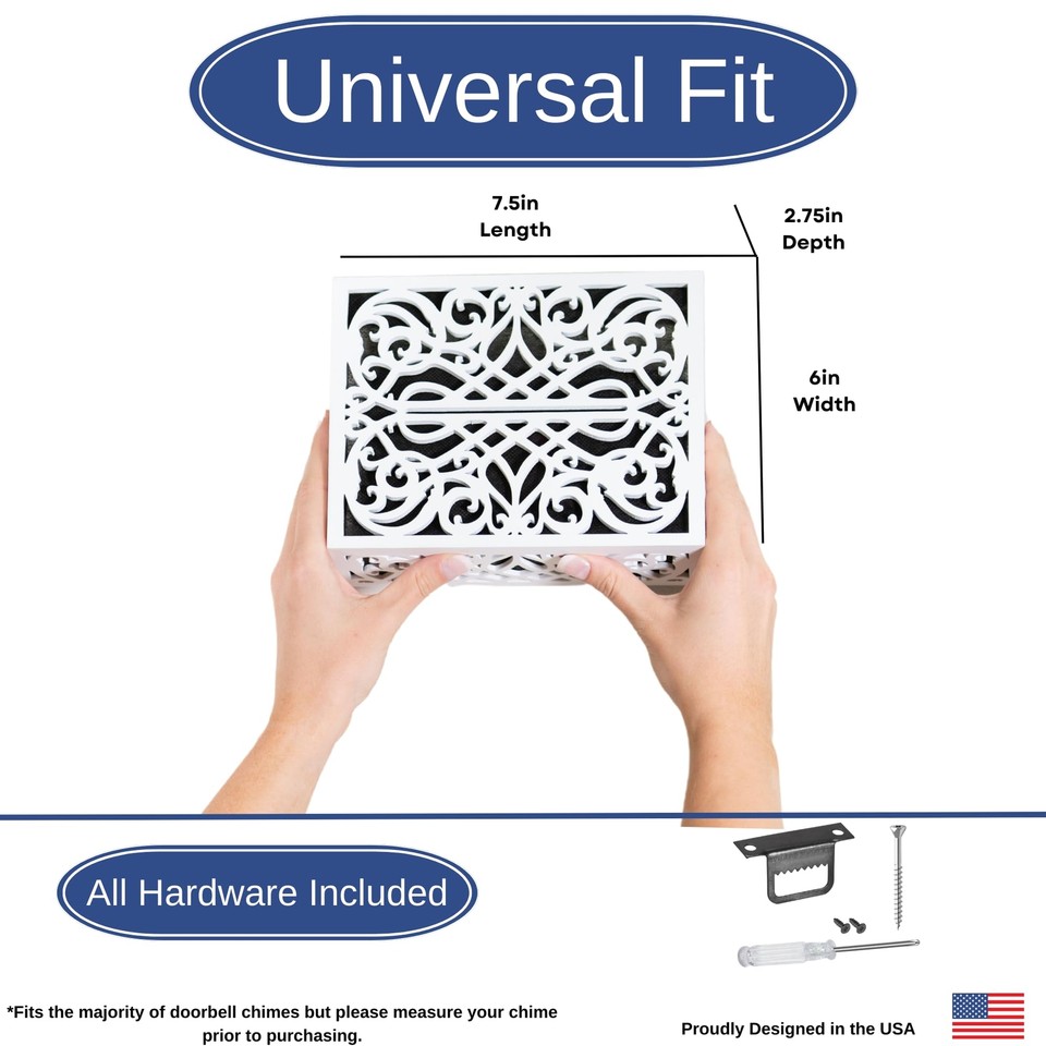Doorbell Chime Cover Only Inside Decorative Door Bell Chime Box