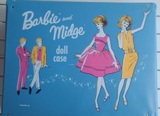 VINTAGE 1963 MATTEL BARBIE and MIDGE DOLL CASE,Dolls, Accessories