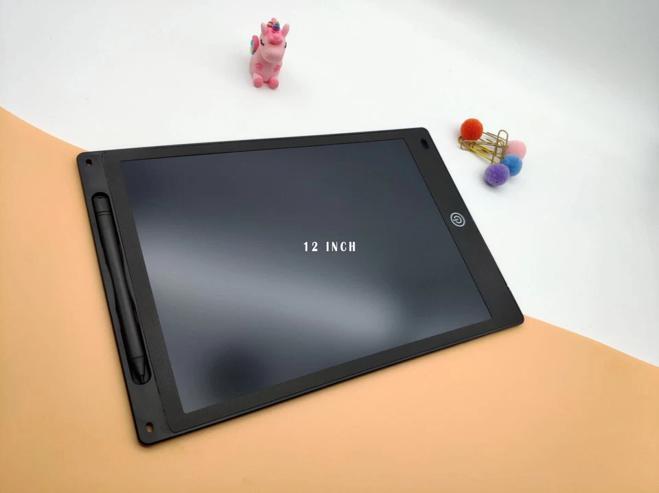 Tableta de escritura LCD de 12"16" Bloc de notas de dibujo electrónico Tablero de garabatos-Oficina para niños Foto 4 de 4