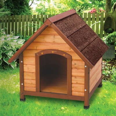 dog house made of wood