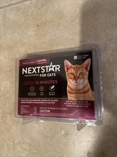 Nexstar Flea Tick Topical for Cats over 3.5 lbs Fast Acting 3 Month Supply NEW