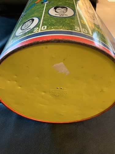 VINTAGE 1971 NFL Players Of The Minnesota Vikings' 16" Garbage Can #10300 - Picture 8 of 13