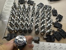Lot of 100 Tubular Cam Locks 5/8" keys key cover Toolbox Cabinet Vending 24 Keys