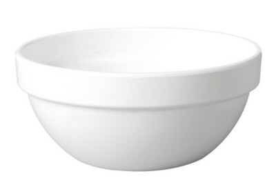 Schüssel APS Schale -CASUAL MAXI- Ø 20 cm, H: 9,2 cm , Melamin, weiß, 1,8 Liter