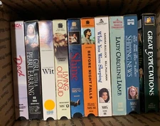 ❤️Lot Of 10 Vintage VHS Tapes Titles Are As Picture Shows Good Condition #A09