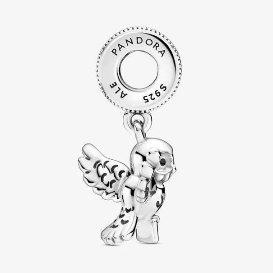 全新/TAGS 潘多拉哈利波特海德薇猫头鹰银色小饰品 799123C01 #124 — 第 2/4 张图片