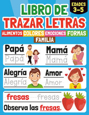 Libro de Trazar Letras: Un Cuaderno de Actividades para Aprender a Escribir las