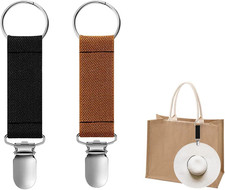 Hat Clip, Portable Cap Clip, Hat Holder for Travel on Bag Backpack Luggage, Adul