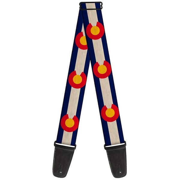 Guitar Strap - Colorado Flags2 Repeat Vintage2 (Us Import) ACC NEU-image