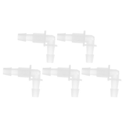 5pcs Barbetta Fitting 5/16'' G1/4 for Aquarium Air Pump PP Pipe Clear
