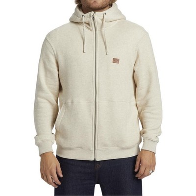Billabong Herren Hudson Zip Up Hoodie Kapuzenpullover - Oatmeal Heather - XL