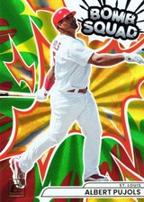 2026 DONRUSS BASEBALL ALBERT PUJOLS BOMB SQUAD FOIL CARD #16
