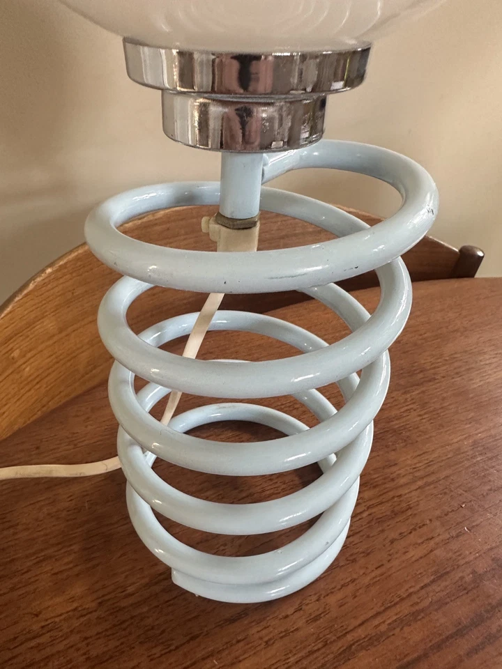 Lampe Spring Ressort Att A Ingo Maurer Vintage Design Annees 70  - Photo 4/4