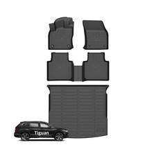 Wayhigh Floor Mats for Volkswagen Tiguan 2018 2019 2020 2021 2022 2023 202