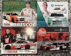 SIGNED NASCAR Xfinity Hero Card Lot Chase Briscoe Austin Cindric Custer Dillon — photo 1