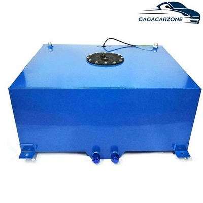 20 Gallon 80L Blue Fuel Tank Lightweight Race Drift Fuel Cell Tank &Level Sender